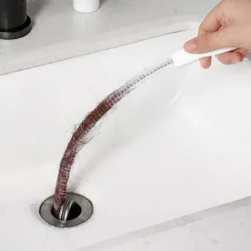 Kitchen Bathroom Hair Sewer Sink Cleaning Brush (1 pc)